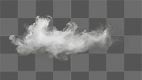 PNG White black smoke cloud