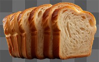 PNG Sliced bread food freshness dessert. AI generated Image by rawpixel.