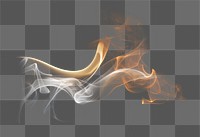 PNG  Burning smoke effect backgrounds black black background. AI generated Image by rawpixel.
