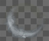 PNG  Circle fog effect smoke black black background. AI generated Image by rawpixel.