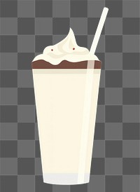 PNG  Milk shake with topping milkshake dessert dairy.