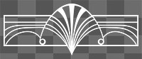 PNG  Fire divider ornament symbol emblem logo.