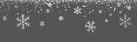 PNG Snowflakes background design black.