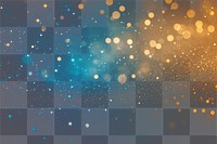 PNG Blur abstract glitter gradient background blue gold sparkling.