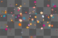 PNG Colorful Floating Confetti background confetti colorful.