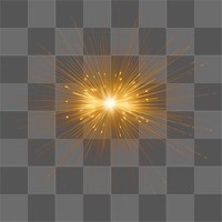 PNG Gold sun beam effect flare background fireworks black.