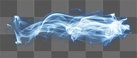 PNG White ornate stream smoke abstract design.