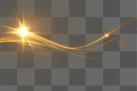 PNG Golden wave of light background elegant waves.