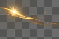 PNG Golden wave of light background glow dark.