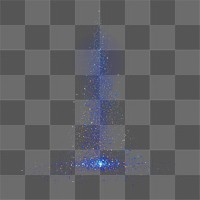 PNG Blue Christmas Tree Glitter lights particles blue.