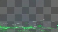 PNG Clean modern digitalism background with copy text space green data visualization.