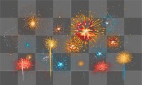 PNG Gold a firework fireworks colorful illumination.