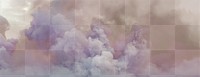 PNG Pastel smoky background clouds dreamy sky.