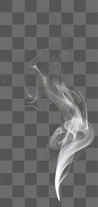 PNG White smoke background black swirling.