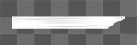 PNG Elegant silver knife blade illustration, tape element on transparent background