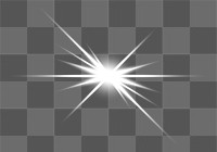 PNG Dynamic starburst overlay effect on transparent background