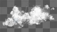 Cloud png sticker, transparent background