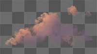 Cloud png sticker, transparent background