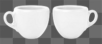 Espresso cup png sticker, transparent background