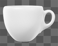 Espresso cup png sticker, transparent background