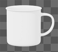 Camping mug png sticker, transparent background