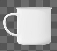 Camping mug png sticker, transparent background