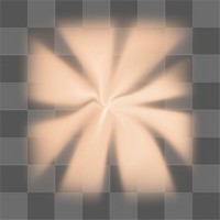 Blurry starburst png sticker, transparent background