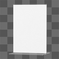 3D sign holder png sticker, transparent background