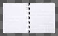 Open notebook png sticker, transparent background