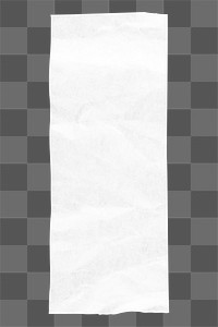 Receipt paper png sticker, transparent background