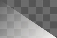 PNG black gradient triangle border, transparent background