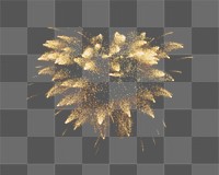 Firework png collage element, transparent background