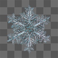 Png snowflake, isolated image, transparent background