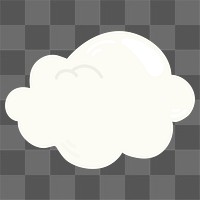 PNG white cloud weather transparent background