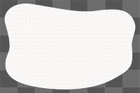 PNG white grid shape transparent background