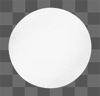 Circle shape on transparent png background