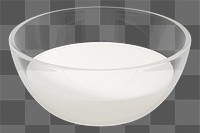 PNG 3D baking bowl, element illustration, transparent background