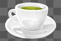 Green tea png, Japanese drinks, transparent background