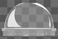 Dome lid png, transparent background