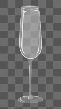 Champagne glass png, transparent background