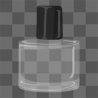 Empty bottle png,  transparent background