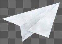 PNG Paper plane, business paper craft element, transparent background