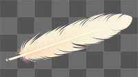 PNG Feather bird lightweight softness. AI generated Image by rawpixel.