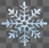 PNG Snowflake christmas white transparent background