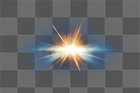 PNG shining star effect, transparent background 