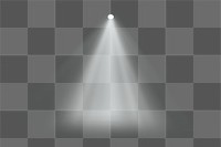 PNG stage spotlight effect, transparent background AI generated image by rawpixel