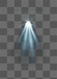 PNG stage spotlight effect, transparent background 