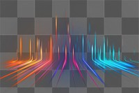 PNG Colorful glowing lines backgrounds pattern light