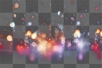 PNG Bokeh lighting backgrounds outdoors night