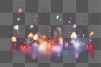 PNG Bokeh lighting backgrounds outdoors night